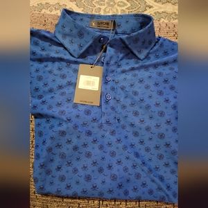 Mens small G/Fore Skulls Golf Polo